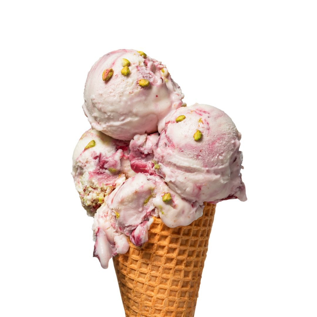 White Dubaj pistachio & berries