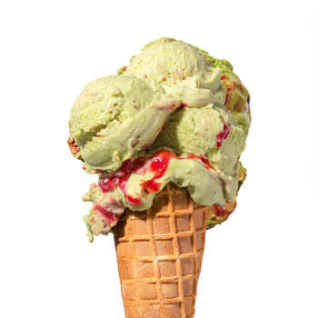 Matcha Latte z truskawkami